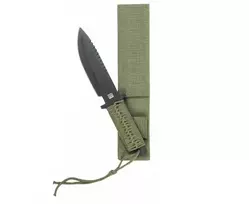 Combat Recon 10 101 INC Model A GREEN Fixed Blade Knife