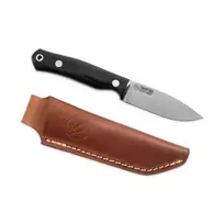 Casström No.8 SFK Fixed Blade Bushcraft Peilis, Juoda Micarta Rankena, 14C28N Plienas
