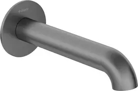 DEANTE Bathtub Spout Wall-Mounted Matte Black Brass Arnika Nero