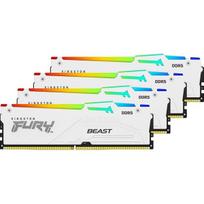 Operatyvioji atmintis (RAM) Kingston Fury Beast RGB 128GB (4x32GB) DDR5 5200MT/s CL40 XMP KF552C40BWAK4-128