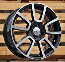 Ratlankis RACINGLINE BK746 R15x6 4x98 ET 35 CB 58.1 (Black Polished) (515 kg)