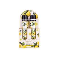 Accentra Lemon & Bergamot Essential Botanicals Body Care Set - kūno priežiūros rinkinys, 2 x 60 ml