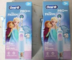 SALE OUT. Oral-B Vitality PRO Kids Frozen Electric Toothbrush, Blue | Oral-B Electric Toothbrush | Vitality PRO Kids Frozen | Warranty 24 month(s) | Rechargeable | For kids | Number of brush heads included 1 | Number of teeth brushing modes 2 | Blue VITALITYPRO FROZENSO | 2000001429013
