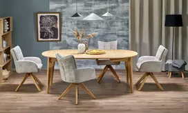 MAGNUS extension table matt natural oak