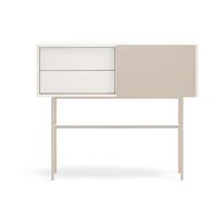 Konsolinis staliukas smėlio spalvos/kreminės spalvos 35x110 cm Nube – Teulat