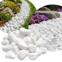 THASSOS baltas dekoratyvinis akmuo sodui, vazonams, alpinariumams 2-4 cm 2 kg