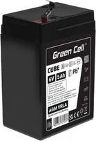 Green Cell Battery AGM VRLA 6V 5Ah IP54