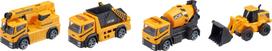 Teamsterz JCB statybinis automobilis, 10 cm