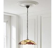 Endon 112246 - Pakabinamas šviestuvas ant grandinės Tiffany BOTANICA 1xE27/60W/230V Ø 45 cm