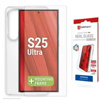 Displex Screen Protector + Dėklas Samsung Galaxy S25 Ultra, Eco Montavimo Rėmelis, Atsparus Įbrėžimams