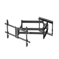 TV/Monitor Mount BRATECK-LPA84-486XL Full-Motion Articulating Wall Mount for 43-90 inch Screens, 75 kg Capacity, VESA up to 800x400 mm, Matte Black