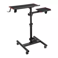 OPLITE Universal Stand with Wheels for Keyboard and Mouse - Mobile Workstation Trolley