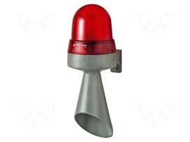 Signaller: lighting-sound | 230VAC | horn,continuous light | LED