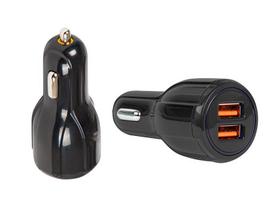 Mobilieji telefonai ir priedai // USB automobilių įkrovikliai // 75-728# Ładowarka samochodowa gn.usbx2 g31b 3,1a
