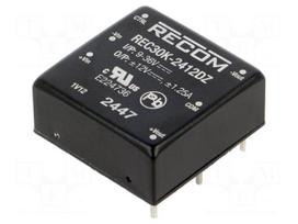 Converter: DC/DC | 30W | Uin: 9÷36VDC | Uout: 12VDC | Uout2: -12VDC | THT
