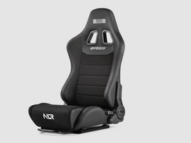 Next Level Racing | ERS5 Elite PU Leather & Suede Edition | Reclining Seat | PU Leather & Suede | Black