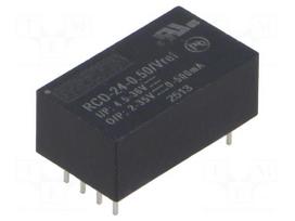 Converter: DC/DC | Uin: 4.5÷36VDC | Uout: 2÷35VDC | Iout: 500mA | PCB