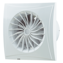 Blaugerg Fan | Sileo 125 | Extractor Fan | Diameter 12.5 cm | Number of speeds 1 | White