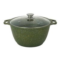 Katls ar stikla vāku "Malachite" 4 L ar nepiedegošu virsmu KK35941 KUKMARA