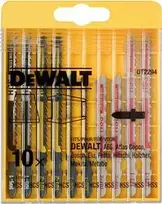 DEWALT BRZESZCZOT DO WTRZYNARKI KOMPLET 10 elem. DREWNO/METAL