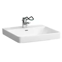 Laufen Pro Liberty – praustuvas, 60x55 cm, 1 čiaupo anga, balta H8119500001041