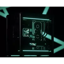 „Jonsbo X400“ kompiuterio korpusas, „Midi-Tower“, ATX, grūdintas stiklas – pilkos spalvos