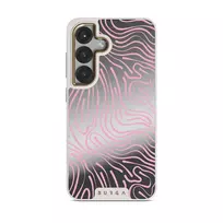 Hawaiian Breeze - Samsung Galaxy S25 Case, Elite Mirror Light (Magnetic) / Gold