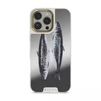 Sardinhas - iPhone 16 Pro Max Case, Elite Mirror Light (MagSafe) / Gold
