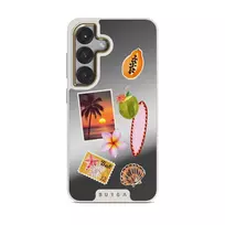 Sun Chaser - Samsung Galaxy S25 Case, Elite Mirror Light (Magnetic) / Gold