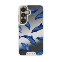 Ocean Cowboy - Samsung Galaxy S25 Case, Elite Mirror Light (Magnetic) / Gold