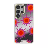 Sunset Glow - Samsung Galaxy S25 Ultra Case, Elite Mirror Light (Magnetic) / Gold