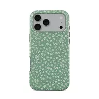 Lush Meadows - Floral iPhone 17 Pro Max Case, Elite Mirror Light (MagSafe) / Gold