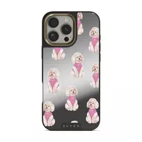 Poodle - iPhone 16 Pro Case, Elite Mirror Light (MagSafe) / Gold