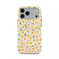 Pure Bliss - Daisy iPhone 17 Pro Max Case, Elite Mirror Light (MagSafe) / Gold