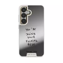 Your Best - Samsung Galaxy S25 Case, Elite Mirror Light (Magnetic) / Gold