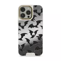 Midnight Visitor - iPhone 16 Pro Case, Elite Mirror Light (MagSafe) / Gold