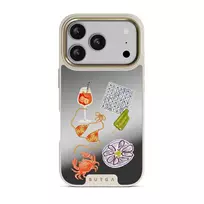 Seaside Muse - iPhone 17 Pro Case, Elite Mirror Light (MagSafe) / Gold
