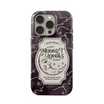 Moonlit Lovers - iPhone 16 Pro Case, Elite Mirror Light (MagSafe) / Gold