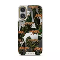 Morning Commute - Designer iPhone 16 Case, Elite Mirror Light (MagSafe) / Gold