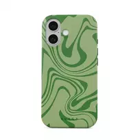 Funky Sensation - iPhone 16 Case, Elite Mirror Light (MagSafe) / Gold