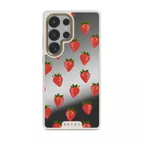 Strawberry Girl - Samsung Galaxy S25 Ultra Case, Elite Mirror Light (Magnetic) / Gold