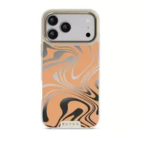 High Vibrations - Color Swirl iPhone 17 Pro Max Case, Elite Mirror Light (MagSafe) / Gold