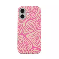 Pink Shores - iPhone 16 Case, Elite Mirror Light (MagSafe) / Gold
