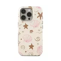 Beach Games - iPhone 16 Pro Case, Elite Mirror Light (MagSafe) / Gold