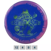 Diskgolfo diskas Distance Driver S-LINE HORIZON PD2 Gravity Bomb 2 Blue/Pink