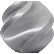„BambuLab“ gija „Bambu Lab PLA Silk+“ 1,75 mm, 1 kg – komplekte su daugkartinio naudojimo ritė – sidabrinė}