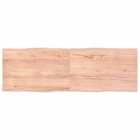 Stalviršis, šviesiai rudas, 180x60x(2-4) cm, medienos masyvas
