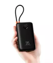 Veger K2 (W2068) Išorinė baterija (Power Bank) 20000mAh, 35W PD, Juoda