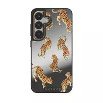 Pretty Kitty - Samsung Galaxy S25 Case, Elite Mirror Light (Magnetic) / Gold