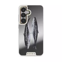 Sardinhas - Samsung Galaxy S25 Case, Elite Mirror Light (Magnetic) / Gold